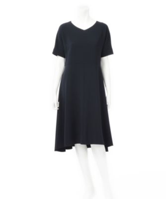＜ミグジュアリー（Mixury）＞OnlyMI Vネックワンピース LM15-OP201b ネイビー