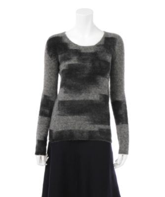 【SALE（三越）】＜ロベルト コリーナ/ROBERTO COLLINA＞ ペイントニット M24141 グレーxブラック 【三越・伊勢丹/公式】