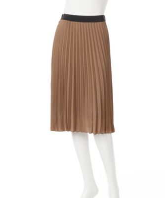 【SALE（三越）】＜ロベルト コリーナ/ROBERTO COLLINA＞ プリーツスカート M74054 キャメル 【三越・伊勢丹/公式】