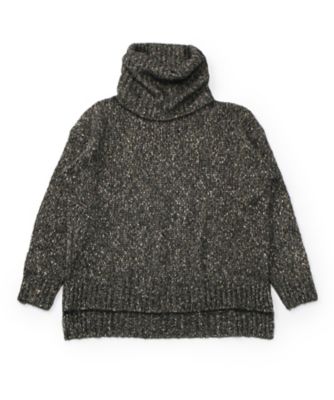 【SALE（三越）】＜ハンド＞ ざっくりタートルネックセーター 25802 オリーブ 【三越・伊勢丹/公式】