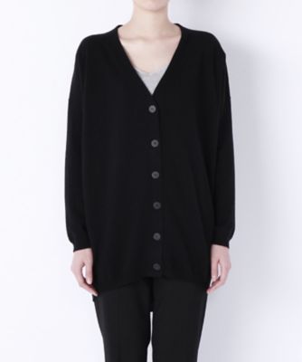 【SALE（三越）】＜ハンド＞ Vネックロングカーディガン 25100 クロ 【三越・伊勢丹/公式】