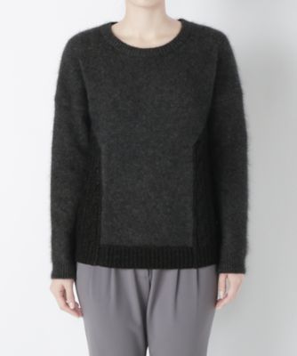 【SALE（三越）】＜ミグジュアリー/Mixury＞ 脇ケーブルニット YW16-KN211 グレー 【三越・伊勢丹/公式】