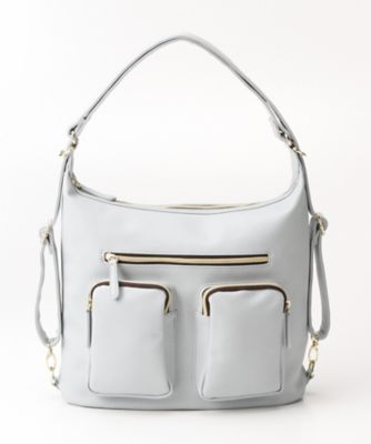 【SALE（三越）】 <サエン>3WAYショルダーバッグ(11422) BLGY 【三越・伊勢丹/公式】