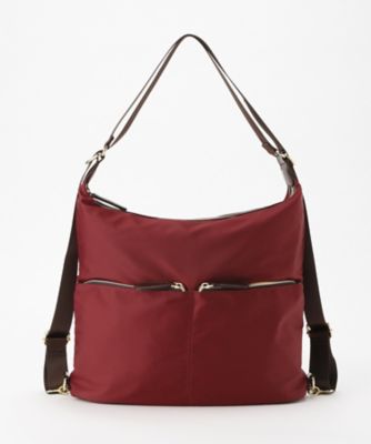 【SALE（三越）】 <サエン>2WAYリュック(SN9865) ワイン 【三越・伊勢丹/公式】