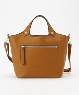 【SALE（三越）】 <サエン>2WAY手提げ合皮(SN11568) キャメル 【三越・伊勢丹/公式】