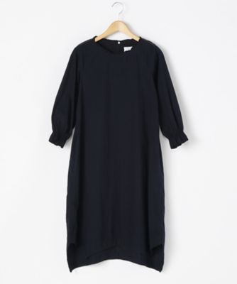 ＜TEEE(ティー)＞ 大きいサイズ キャリコクラシコ裾アシンメトリーワンピース(18151273)(クローバー) ネイビー(61) 【三越・伊勢丹/公式】