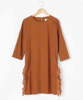 ＜TEEE(ティー)＞ 大きいサイズ キャリコクラシコサイドフリルブラウス(18151373)(クローバー) オレンジ(51) 【三越・伊勢丹/公式】