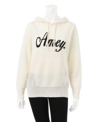 【SALE（三越）】＜Americana/アメリカーナ＞ インターシャHOOD KNIT/Amey(BA036-2) アイボリー 【三越・伊勢丹/公式】