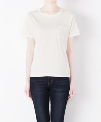 【SALE（三越）】＜ROUTINE FOR beautiful people/ルーティーン フォー ビューティフル ピープル＞ ポケット付Tシャツ(3530310420) エクリュ 【三越・伊勢丹/公式】