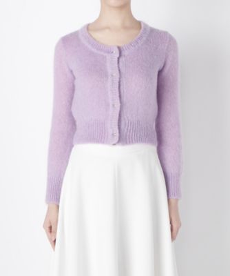 【SALE（三越）】＜NEEDLE DESIGN/ニードルデザイン＞ モヘアカーディガン(ND1520101) ライトパープル 【三越・伊勢丹/公式】