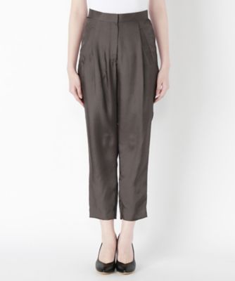 【SALE（三越）】＜レキサミ/REKISAMI＞ タックパンツ(RB-63295) Gray 【三越・伊勢丹/公式】