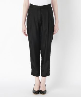 【SALE（三越）】＜レキサミ/REKISAMI＞ タックパンツ(RB-63295) black 【三越・伊勢丹/公式】