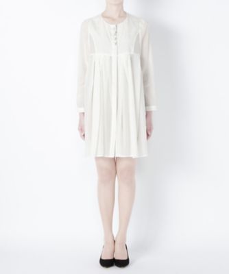 【SALE（三越）】＜レキサミ/REKISAMI＞ 前ボタンワンピース(RT-64297) white 【三越・伊勢丹/公式】