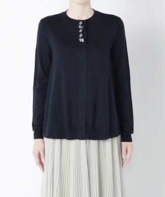 【SALE（三越）】＜レキサミ/REKISAMI＞ ボタンプルオーバー(RC-65287) navy 【三越・伊勢丹/公式】
