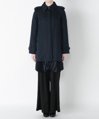 【SALE（三越）】＜レキサミ/REKISAMI＞ 裾プリーツコート(RK-68431) Navy 【三越・伊勢丹/公式】