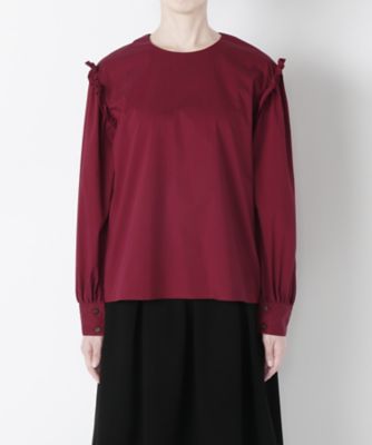 【SALE（三越）】＜COLORIS BY MURRAL＞ ギャザースリーブブラウス(MUI-01) ボルドー 【三越・伊勢丹/公式】
