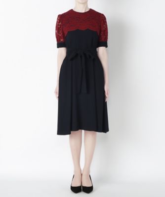 【SALE（三越）】＜COLORIS BY MURRAL＞ レースオケージョンドレス(MUI-05) ネイビー 【三越・伊勢丹/公式】