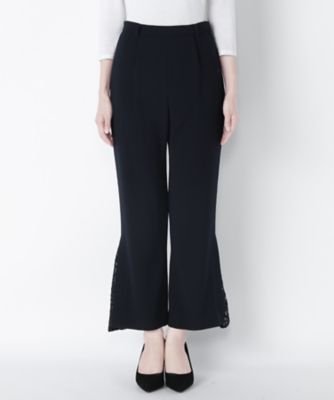 【SALE（三越）】＜COLORIS BY MURRAL＞ サイドスリットパンツ(MUI-07) ネイビー 【三越・伊勢丹/公式】