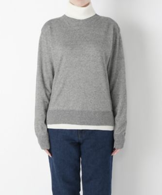 【SALE（三越）】＜Graphpaper＞ コットンカシミヤタートルネックニット(GPWR16-TKT02) ＧＲＥＹ 【三越・伊勢丹/公式】