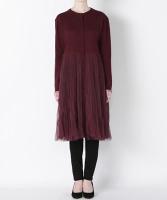 【SALE（三越）】＜レキサミ/REKISAMI＞ 別注ロングカーディガン(RO-69326) red 【三越・伊勢丹/公式】