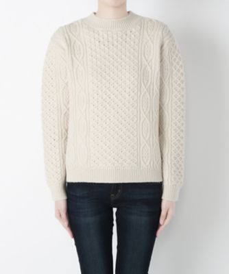 【SALE（三越）】＜Liyoca＞ 後ろレースUP プルオーバー(E7704) o/wht 【三越・伊勢丹/公式】