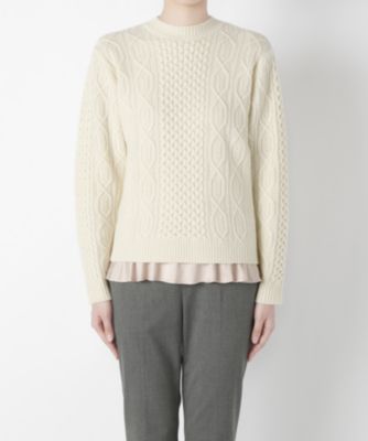 【SALE（三越）】＜Liyoca＞ レイヤーセーター(E7714) オフ 【三越・伊勢丹/公式】