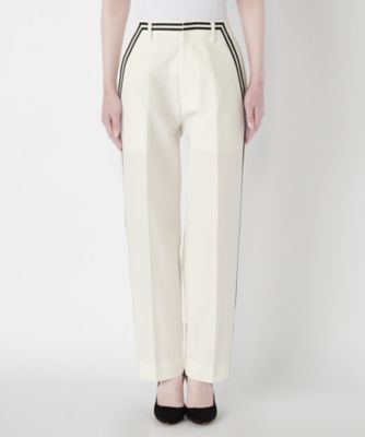 【SALE（三越）】＜N．HOOLYWOOD＞ ライン入りパンツ(971-PT01) WHITE 【三越・伊勢丹/公式】