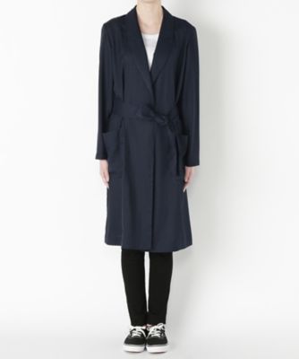 【SALE（三越）】＜N．HOOLYWOOD＞ 小紋柄ガウン(971-CO02 peg) NAVY 【三越・伊勢丹/公式】