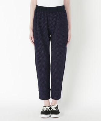 【SALE（三越）】＜N．HOOLYWOOD＞ 小紋柄パンツ(971-CP07 peg) NAVY/RD 【三越・伊勢丹/公式】