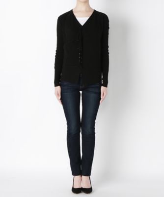 【SALE（三越）】＜ミュラーオブヨシオクボ/muller of yoshiokubo＞ 別注 スタッズ付きセーター(MLS17810) black 【三越・伊勢丹/公式】
