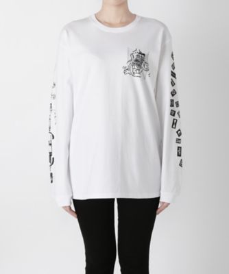【SALE（三越）】＜NEEDLE DESIGN/ニードルデザイン＞ magmaTシャツ(ND1715007) ホワイト 【三越・伊勢丹/公式】