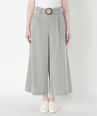 【SALE（三越）】＜クロリバイミュラール＞ 別注ワイドパンツ(CM17SS-03) ネイビー 【三越・伊勢丹/公式】