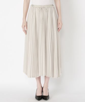 ＜レキサミ/REKISAMI＞ プリーツスカート(RB-63320) Gray 【三越・伊勢丹/公式】