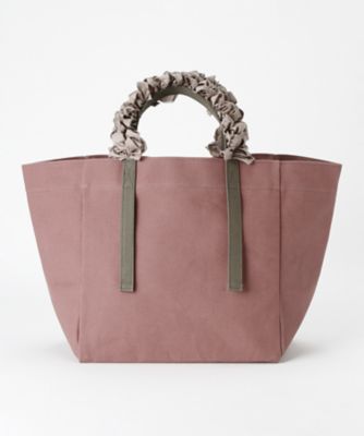 ＜LUDLOW/ラドロー＞ グレープハンドバッグ・M(LD1700) Plum 【三越・伊勢丹/公式】