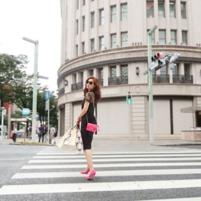 ＜レキサミ/REKISAMI＞ 銀座三越限定BLACK DRESS(ROー18064) 【三越・伊勢丹/公式】