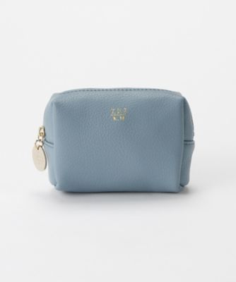 ＜THE FLOWER STAND＿KEITA MARUYAMA＞ ポーチSサイズ 合皮(81320013) ライトブルー 【三越・伊勢丹/公式】