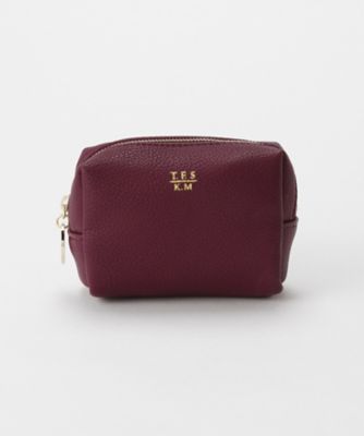 ＜THE FLOWER STAND＿KEITA MARUYAMA＞ ポーチSサイズ 合皮(81320013) パープル 【三越・伊勢丹/公式】