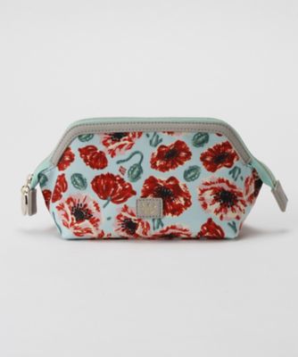 ＜THE FLOWER STAND＿KEITA MARUYAMA＞ 合皮トリミングポーチ(81320019) ライトブルー 【三越・伊勢丹/公式】