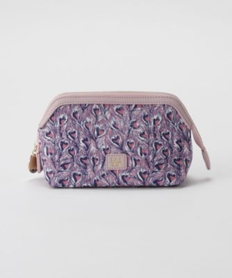 ＜THE FLOWER STAND＿KEITA MARUYAMA＞ 合皮トリミングポーチ(81320019) ラベンダー 【三越・伊勢丹/公式】