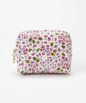 ＜THE FLOWER STAND＿KEITA MARUYAMA＞ 合皮プリントポーチ Sサイズ(81320014) ピンク(33) 【三越・伊勢丹/公式】