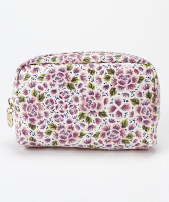 ＜THE FLOWER STAND＿KEITA MARUYAMA＞ ブラシケース付合皮プリントポーチ Lサイズ(81320017) ピンク(33) 【三越・伊勢丹/公式】