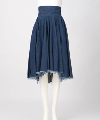 ＜MINEDENIM＞ Denim Flare SK LWS L(1703-2001) 【三越・伊勢丹/公式】