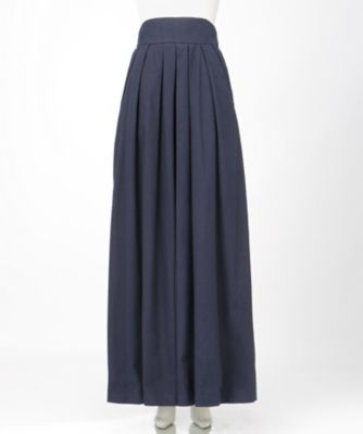 ＜MINEDENIM＞ Denim Flannel Tuck Flare SK L(1709-2002) 39DNY 【三越・伊勢丹/公式】