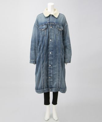 ＜MINEDENIM＞ Denim Boa Long JKT U(1710-8002) 【三越・伊勢丹/公式】