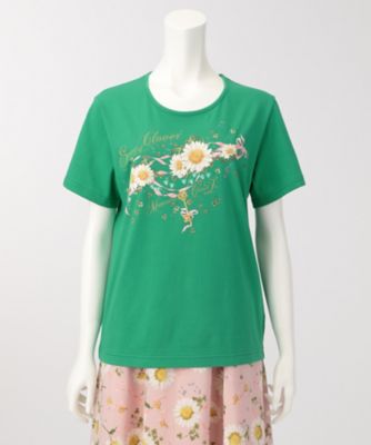 ＜ピンクハウス＞ x<ももいろクローバーZ> ソングオブクローバーTシャツ(A2176UTS330) グリーン 【三越・伊勢丹/公式】