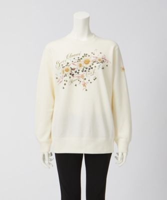 ＜ピンクハウス＞ x<ももいろクローバーZ> ソングオブクローバートレーナー(A2176UTR331) キナリ 【三越・伊勢丹/公式】