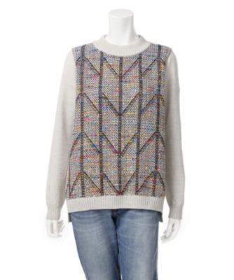 【SALE（三越）】＜Coohem/コーヘン＞ HERRINGBONE TWEED プルオーバー(153-009) グレー 【三越・伊勢丹/公式】