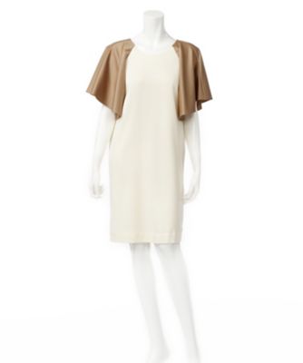 【SALE（三越）】＜ミュラーオブヨシオクボ/muller of yoshiokubo＞ Flting dress(MLF15614) アイボリー 【三越・伊勢丹/公式】