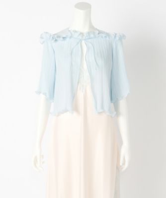 【SALE（伊勢丹）】＜ガーリーローズ/Girly Rose＞ 別注プリーツブラウス(TR038) ベビーブルー 【三越・伊勢丹/公式】