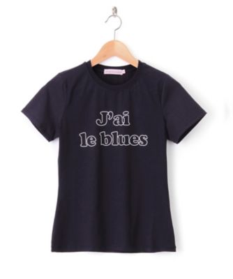 ＜Lecole Des Femmes＞ &starf;Tシャツ(J'ai le blues) l(33134) 【三越・伊勢丹/公式】